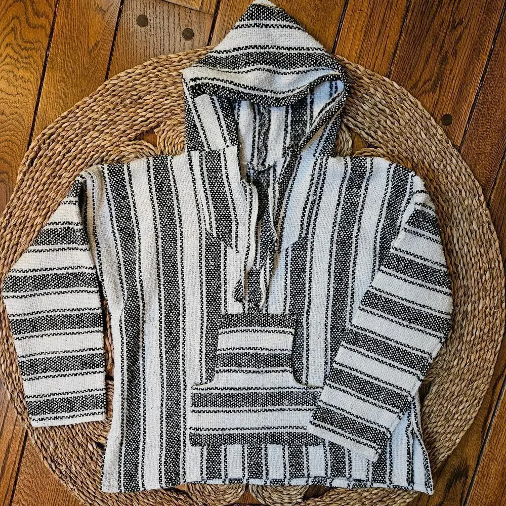 Vintage 90's Baja Hooded Pullover - Picture 10 of 10